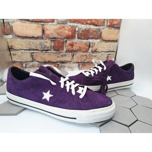 Converse One Star Pro Night purple Suede Shoes Men Sz 13 Rare Ctas Chuck Taylor